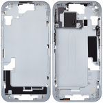Apple iPhone 15 Middle Frame with Small Parts (No Charger Flex) - Blue Pulled C