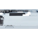 Apple iPhone 15 Middle Frame with Small Parts (No Charger Flex) - Blue Pulled C