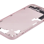 Apple iPhone 15 Middle Frame with Small Parts (No Charger Flex) - Pink Pulled B