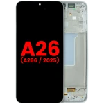 Samsung Galaxy A26 Display + Frame - White Soft Oled