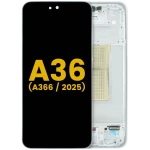 Samsung Galaxy A36 Display + Frame - White Refurbished