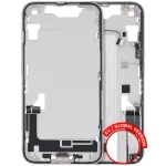 Apple iPhone 16e Middle Frame with Small Parts - White Pulled A