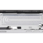 Apple iPhone 16e Middle Frame with Small Parts - White Pulled A