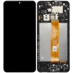 Samsung Galaxy A12 Display + Frame - Black Refurbished