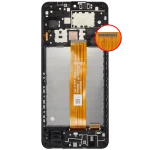 Samsung Galaxy A12 Display + Frame - Black Refurbished