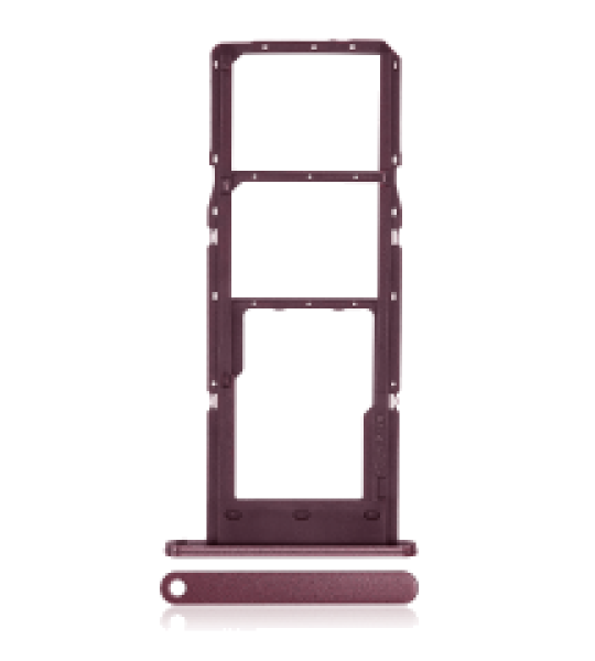 Samsung Galaxy A14 5G Dual Sim Tray - Dark Red OEM-Equivalent