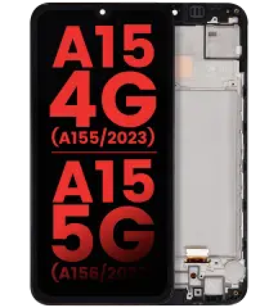 Samsung Galaxy A15 4G / A15 5G Display + Frame Soft Oled