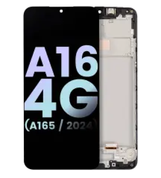OLED Assembly With Frame For Samsung Galaxy A16 4G (A165 / 2024) (Service Pack) (All Colors)