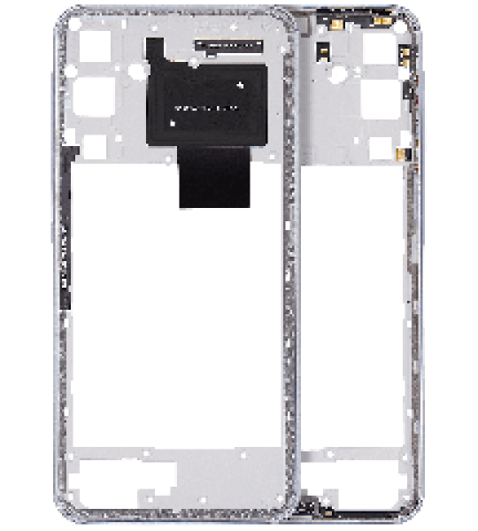 Samsung Galaxy A16 5G Mid-Frame Housing - Light Gray OEM-Equivalent