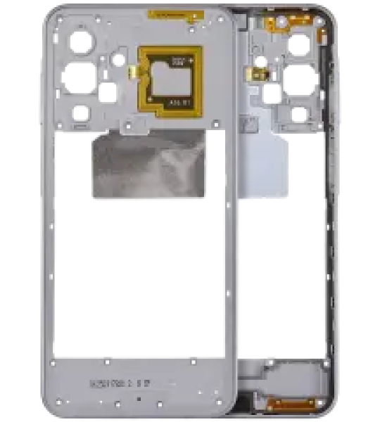 Samsung Galaxy A17 4G Mid-Frame Housing - Gray OEM-Equivalent