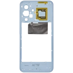 Samsung Galaxy A17 4G Mid-Frame Housing - Light Blue OEM-Equivalent