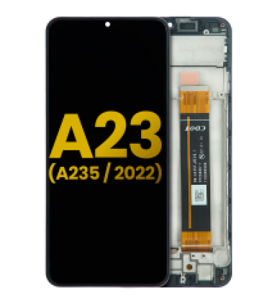 Samsung Galaxy A23 4G Display + Frame - Black Refurbished