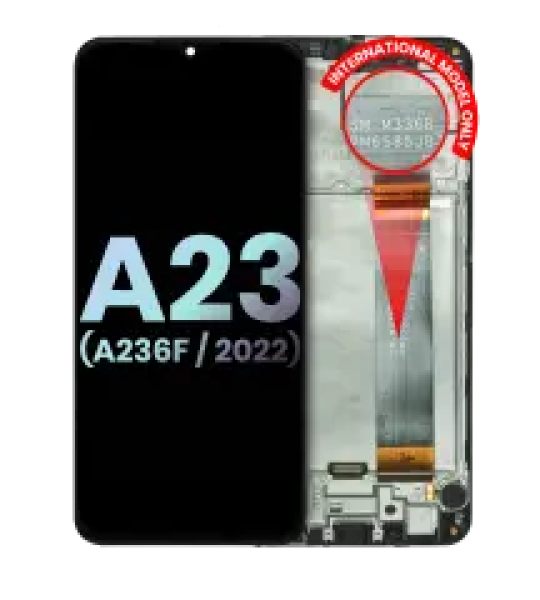 Samsung Galaxy A23 5G Display + Frame - Black SVP