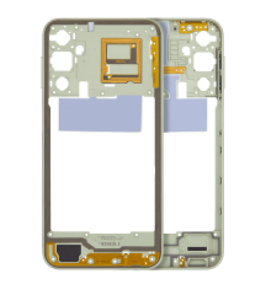 Samsung Galaxy A24 Mid-Frame Housing - Lime Green OEM-Equivalent