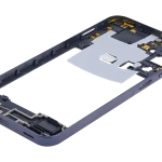 Samsung Galaxy A25 Mid-Frame Housing - Brave Black OEM-Equivalent