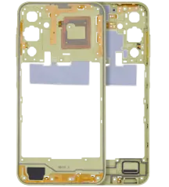Samsung Galaxy A25 Mid-Frame Housing - Personality Yellow OEM-Equivalent