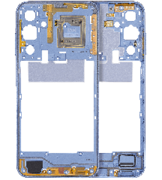 Samsung Galaxy A25 Mid-Frame Housing - Optimistic Blue OEM-Equivalent