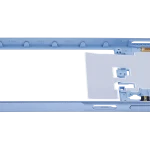 Samsung Galaxy A25 Mid-Frame Housing - Optimistic Blue OEM-Equivalent