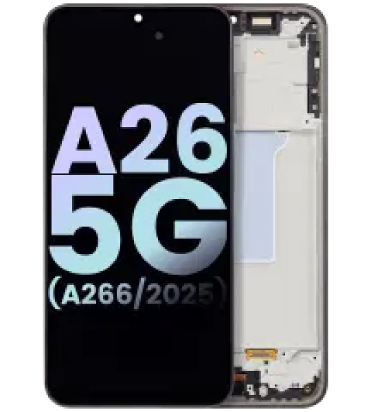 Samsung Galaxy A26 Display + Frame - Black SVP