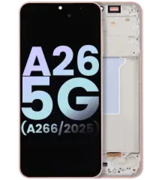 Samsung Galaxy A26 Display + Frame - Peach Pink SVP