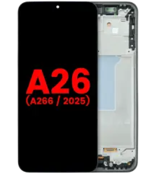 Samsung Galaxy A26 Display + Frame - Black Soft Oled