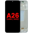 Samsung Galaxy A26 Display + Frame - White Soft Oled