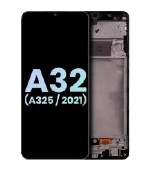 Samsung Galaxy A32 4G Display + Frame - Awesome Black SVP