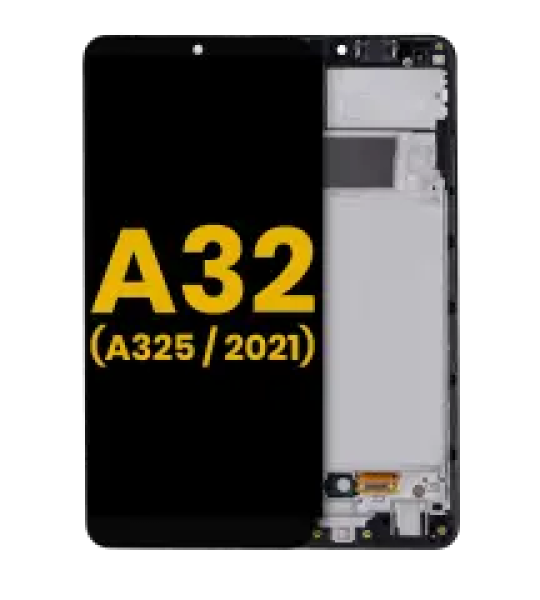 Samsung Galaxy A32 4G Display + Frame - Awesome Black Refurbished