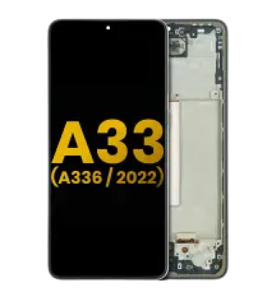 Samsung Galaxy A33 Display + Frame - Black Refurbished