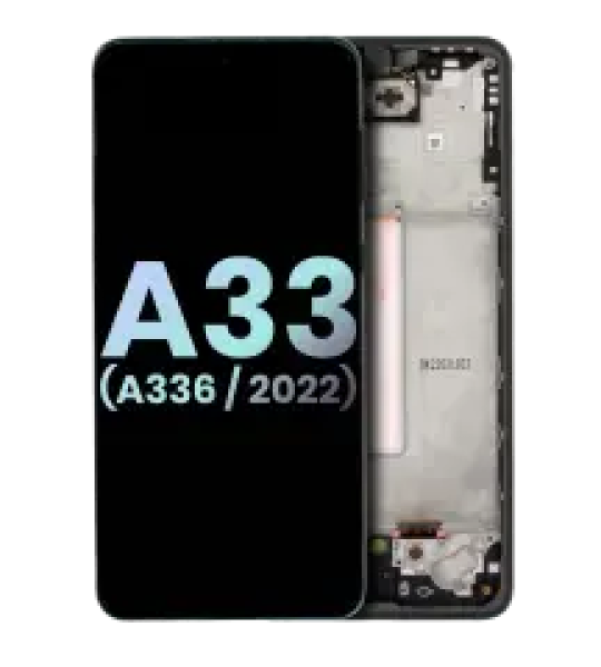 Samsung Galaxy A33 5G Display + Frame - Black SVP