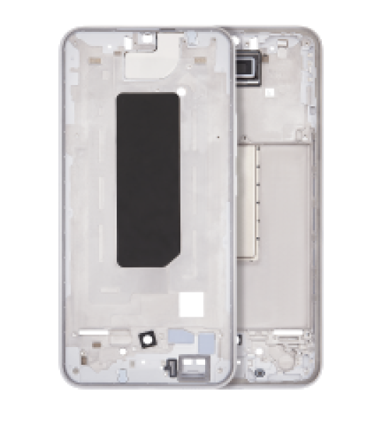 Samsung Galaxy A34 Mid-Frame Housing - Silver OEM-Equivalent