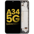 Samsung Galaxy A34 Display + Frame - Graphite Refurbished