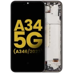 Samsung Galaxy A34 Display + Frame - Graphite Refurbished