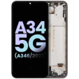 Samsung Galaxy A34 Display + Frame - Graphite SVP