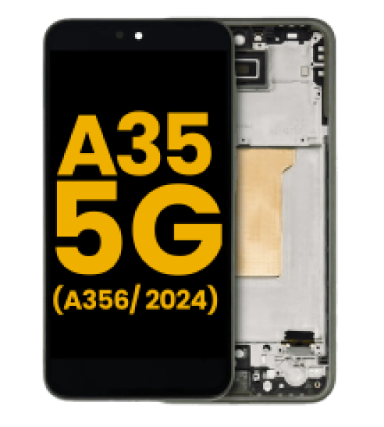 Samsung Galaxy A35 Display + Frame - Lemon Refurbished
