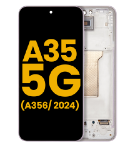 Samsung Galaxy A35 Display + Frame - Lilac Refurbished