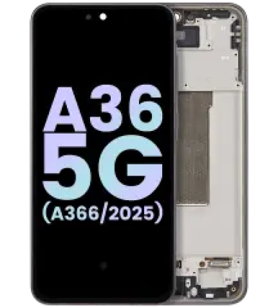 Samsung Galaxy A36 Display + Frame - Black SVP