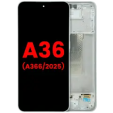 Samsung Galaxy A36 Display + Frame - White Soft Oled