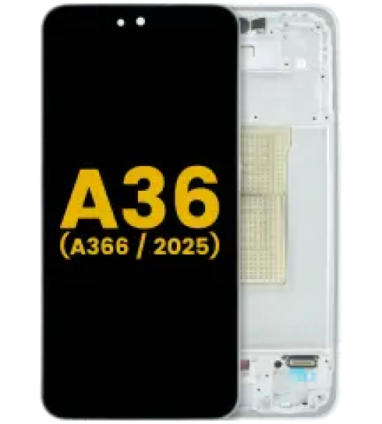 Samsung Galaxy A36 Display + Frame - White Refurbished