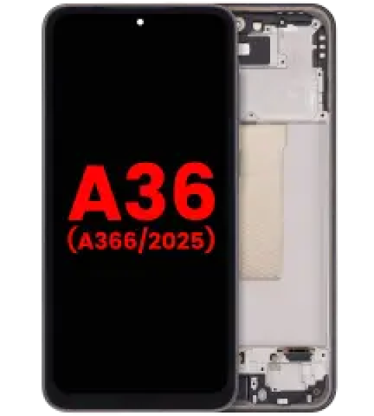 Samsung Galaxy A36 Display + Frame - Black Soft Oled