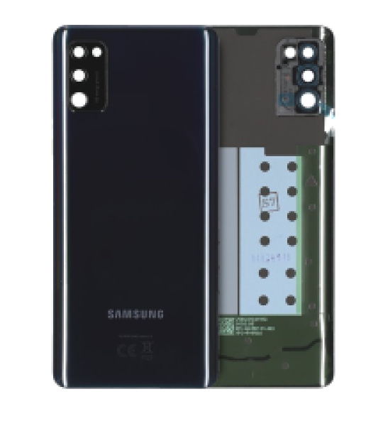 Samsung Galaxy A41 Back Cover + Camera Lens - Prism Crush Black SVP