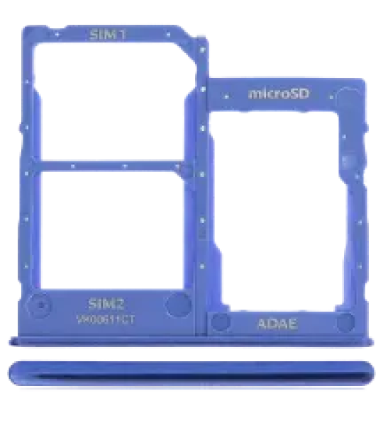 Samsung Galaxy A41 Dual Sim Tray - Prism Crush Blue OEM-Equivalent