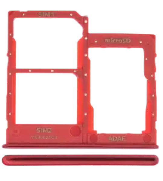 Samsung Galaxy A41 Dual Sim Tray - Prism Crush Red OEM-Equivalent