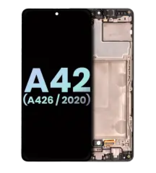 Samsung Galaxy A42 Display + Frame - Black SVP