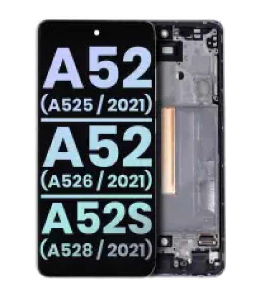 Samsung Galaxy A52 4G / 5G / A52s Display + Frame - Awesome White SVP