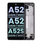 Samsung Galaxy A52s / A52 4G / A52 5G Display + Frame - Black SVP