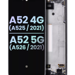 Samsung Galaxy A52s / A52 4G / A52 5G Display + Frame - Black SVP