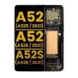 Samsung Galaxy A52s / A52 4G / A52 5G Display + Frame - Awesome Blue Refurbished