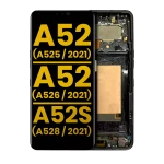 Samsung Galaxy A52s / A52 4G / A52 5G Display + Frame - Awesome Blue Refurbished