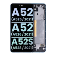 Samsung Galaxy A52 4G / 5G / A52s Display + Frame - Awesome Blue SVP